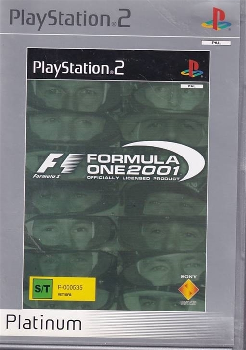 Formula One 2001 - Platinum - PS2 (B Grade) (Used) (eng)